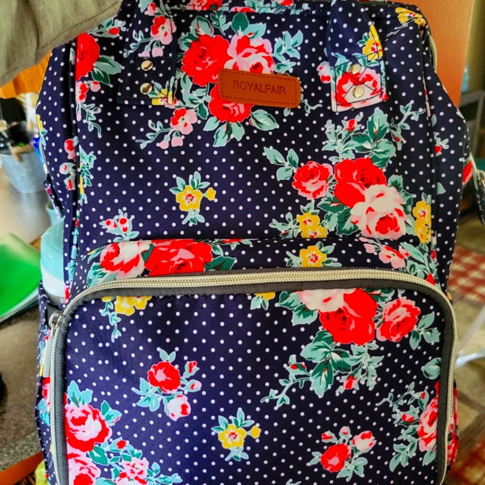 Floral Diaper Bag
